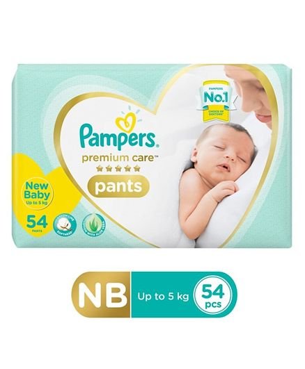 Buy Pampers Premium Care Pants & Pure Protection Baby Diapers, Newborn,  Extra Small Size Taped Diapers (Size 1, NB), 32 Count & Taped Baby Diapers  Online at Low Prices in India - Amazon.in