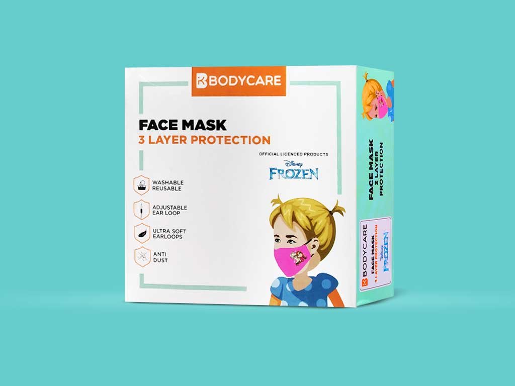 3 layer Protection Face Mask for Girls