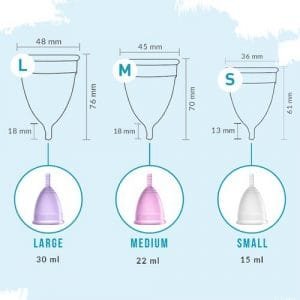 Sirona Reusable Menstrual Cup With Pouch - Small | Little Moppet