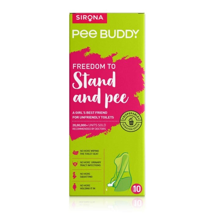 PeeBuddy 10 Funnels Disposable Female Urination Device for Women