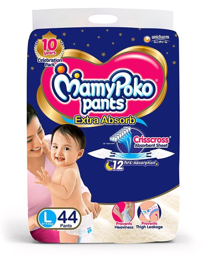 MamyPoko Pants Extra Absorb Baby Diaper Small (44 Count)